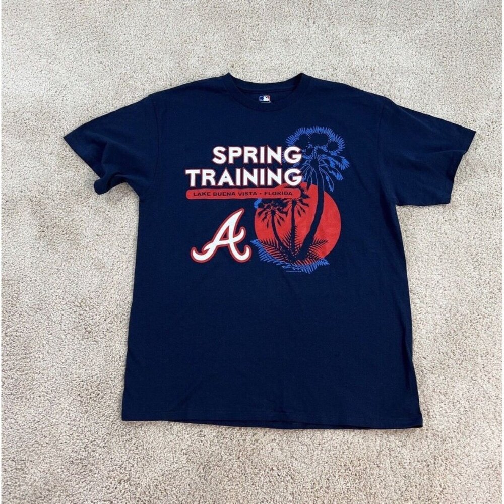 Mens Spring Training Florida T-Shirt Blue Red M  Genuine Merchandise NWT
